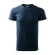 Tricou din bumbac - Basic, Albastru marin