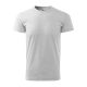 Tricou din bumbac - Basic, Gri deschis