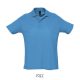 Tricou polo -Summer II, Acvamarin